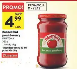 Intermarche Koncentrat pomidorowy Dawtona oferta