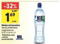 Intermarche Woda niegazowana Nałęczowianka Sport oferta