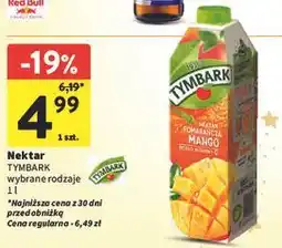 Intermarche Nektar pomarańcza z mango Tymbark oferta