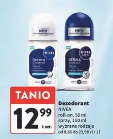Intermarche Antyperspirant defend pure hyaluron + pro-vitamin b5 Nivea Derma Control oferta