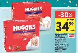 Intermarche Pieluchomajtki rozm. 5 Huggies Little Movers oferta