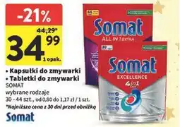 Intermarche Tabletki do zmywarki Somat All In 1 oferta