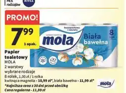 Intermarche Papier toaletowy kwitnąca magnolia Mola White oferta