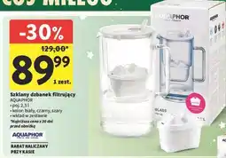 Intermarche Dzbanek szklany 2.5 l + wkład maxfor szary Aquaphor oferta