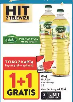 Intermarche Olej rzepakowy O La La! oferta