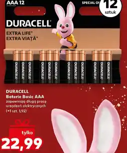 Kaufland Duracell Baterie Basic AAA oferta