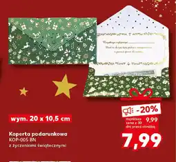 Kaufland Koperta podarunkowa oferta