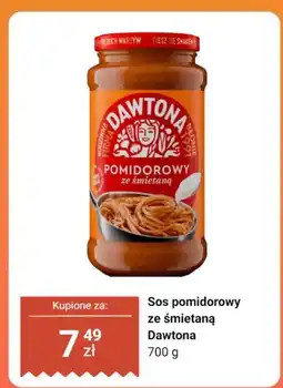 Dino Sos pomidorowy ze śmietaną Dawtona oferta