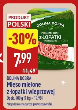 ALDI Mięso mielone z łopatki wieprzowej Dolina Dobra oferta