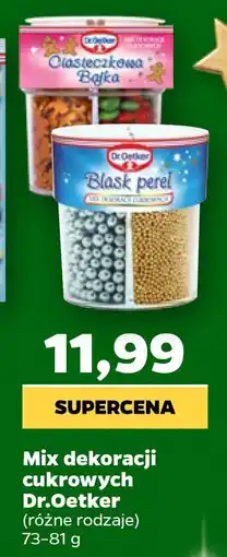 Netto Mix dekoracji cukrowych Dr.Oetker oferta