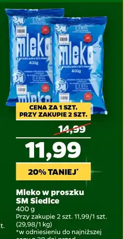 Netto Mleko w proszku SM Siedlce oferta