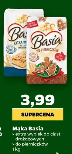 Netto Mąka Basia Extra wyjątek do ciast + do pierniczków oferta
