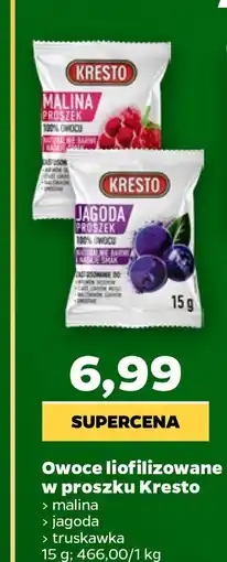 Netto Owoce liofilizowane w proszku Kresto oferta