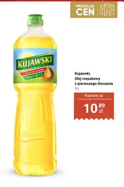 Biedronka Olej rzepakowy z pierwszego tłoczenia 1 l Kujawski oferta