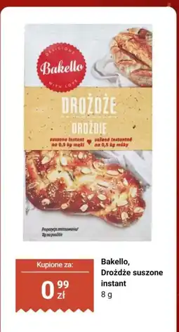Biedronka Drożdże suszone instant Bakello oferta