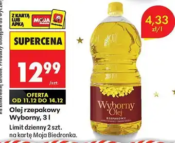 Olej rzepakowy Wyborny