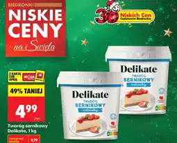 Biedronka Twaróg sernikowy Delikate oferta