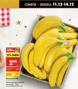 Biedronka Banan na wagę Biedronka oferta