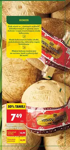 Biedronka Kokos ze słomką szt. Biedronka oferta