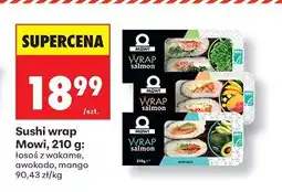 Biedronka Sushi wrap Mowi łosoś z wakame oferta