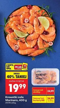 Biedronka Krewetki całe Marinero 400g oferta