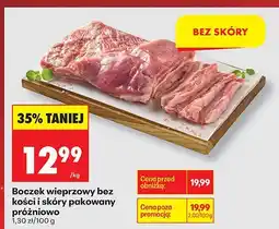 Biedronka Boczek wieprzowy bez kości i skóry pakowany próżniowo Biedronka oferta