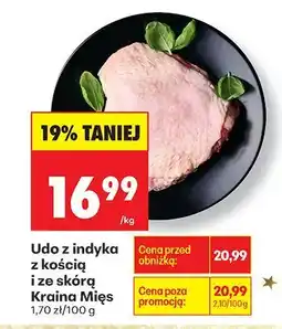 Biedronka Udo z indyka z kością i ze skórą Kraina Mięs oferta