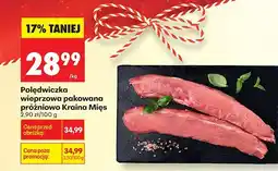 Biedronka Polędwiczka wieprzowa pakowana próżniowo Kraina Mięs oferta