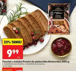 Biedronka Pasztet z indyka Prosto do piekarnika Biedronka oferta