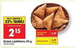 Biedronka Rożek z jabłkiem Biedronka oferta