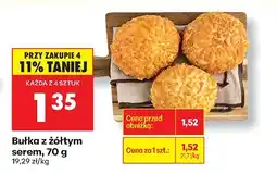 Biedronka Bułka z żółtym serem Biedronka oferta