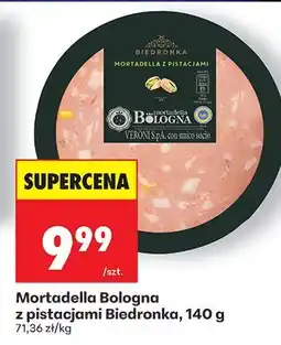 Biedronka Mortadella Bologna z pistacjami Biedronka, 140 g oferta