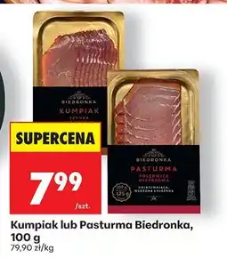 Biedronka Kumpiak lub Pasturma Biedronka, 100 g oferta