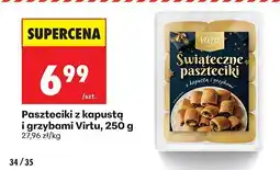 Biedronka Paszteciki z kapustą i grzybami Virtu oferta