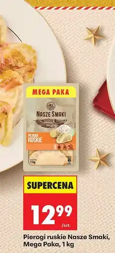 Biedronka Pierogi ruskie Nasze Smaki Mega Paka oferta