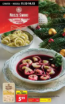 Biedronka Uszka z kapustą i grzybami Nasze Smaki oferta