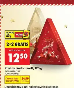 Biedronka Praliny Lindor Lindt oferta