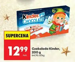 Biedronka Czekolada Kinder oferta