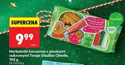 Biedronka Herbatniki korzenne z pisakami cukrowymi Twoje Słodkie Chwile oferta