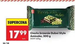 Biedronka Ciasto brownie Dubai Style Amicake oferta