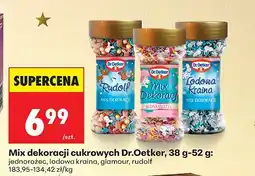 Biedronka Mix dekoracji cukrowych Dr.Oetker: jednorożec, lodowa kraina, glamour, rudolf oferta