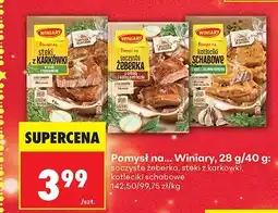 Biedronka Sos Kotlet schabowy Winiary oferta