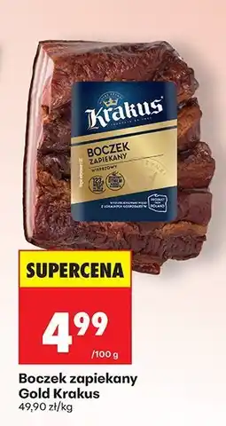 Biedronka Boczek Boczek zapiękany Gold Krakus oferta
