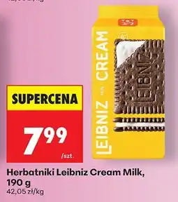 Biedronka Herbatniki Leibniz Cream Milk, 190g oferta