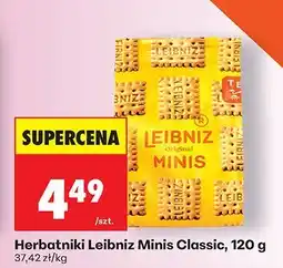 Biedronka Herbatniki Leibniz Minis Classic, 120g oferta
