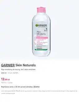 Rossmann Garnier Skin Naturals płyn micelarny oferta