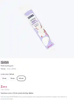 Rossmann Isana płatki kosmetyczne oferta