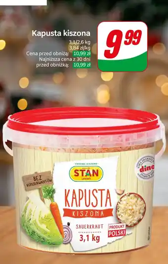 Kapusta kiszona Stan