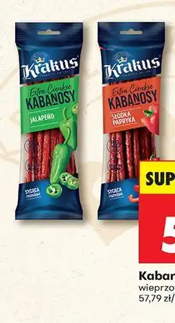 Biedronka Kabanosy jalapeno Krakus oferta