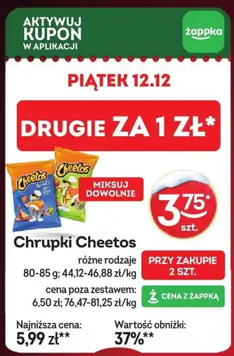 Żabka Chrupki Cheetos oferta